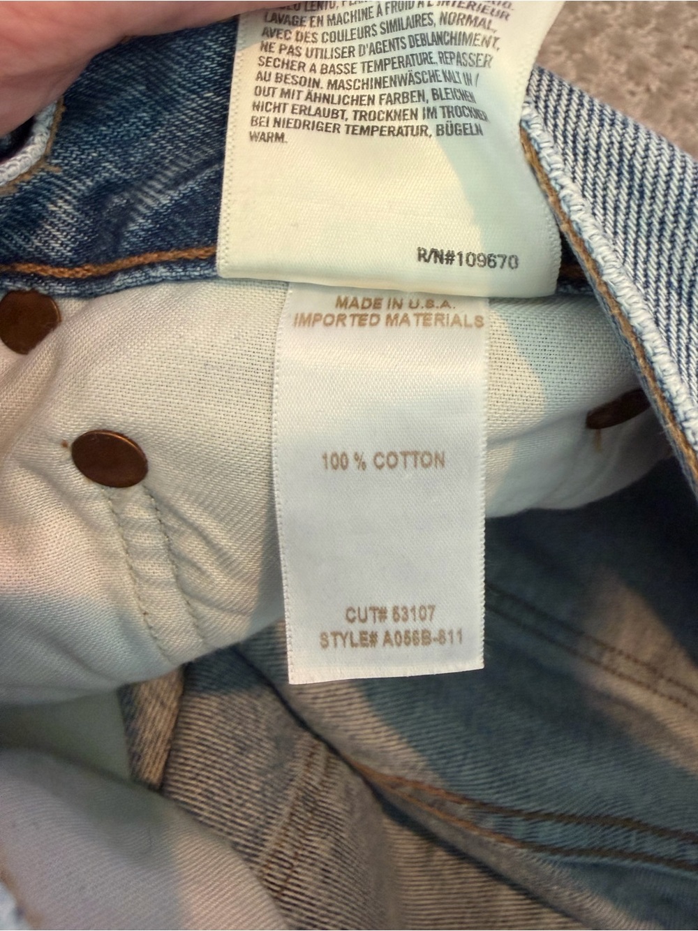 Agolde Riley High Rise Straight Crop Jeans - Picture 5 of 7